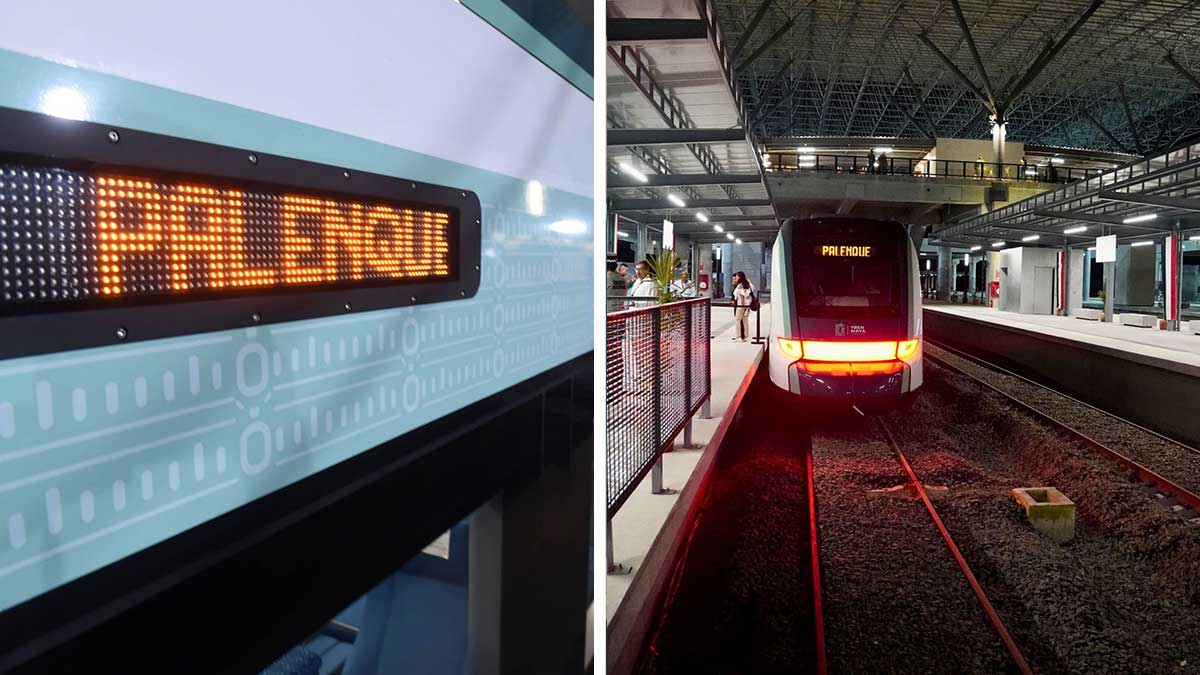 AMLO inaugura tramo Cancún Palenque del Tren Maya UnoTV