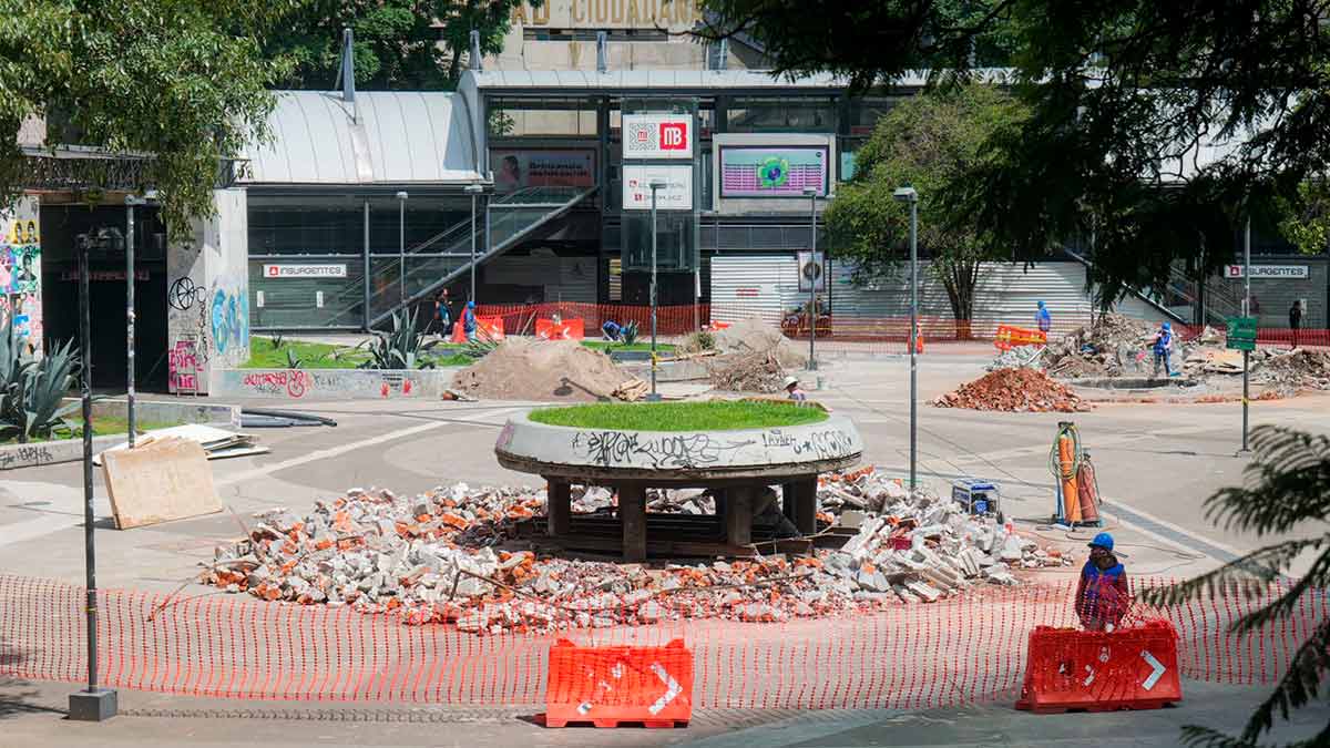 Glorieta de Insurgentes tendrá 3 nuevos espacios públicos UnoTV