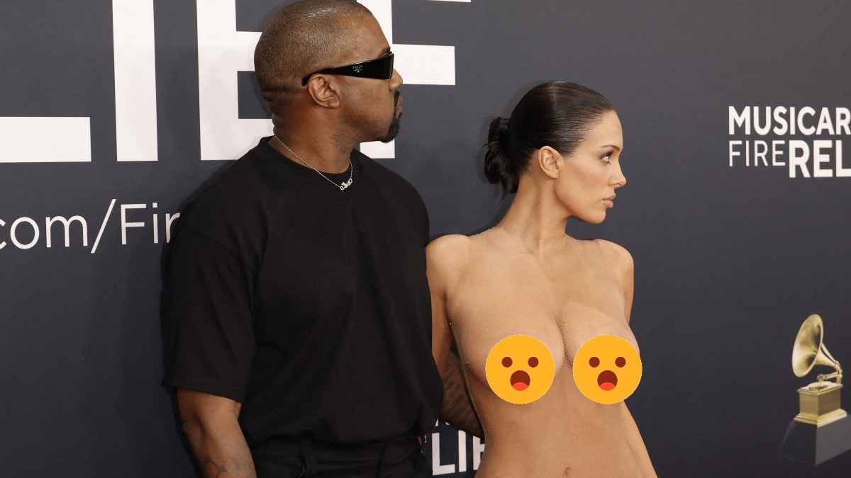 Bianca Censori Esposa De Kanye West Se Desnuda En El Grammy UnoTV