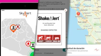 3 apps de alerta sobre temblores