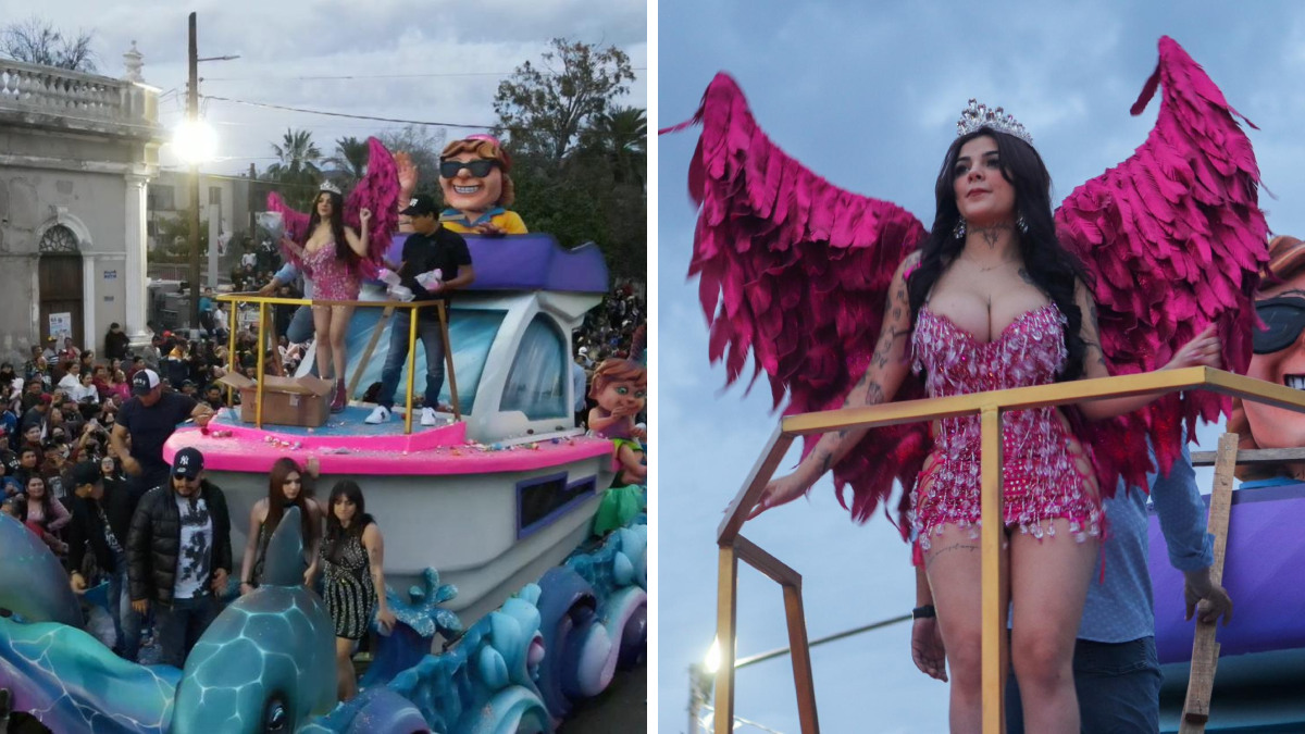 Videos: lanzan “huevazos” a Karely Ruiz en carnaval