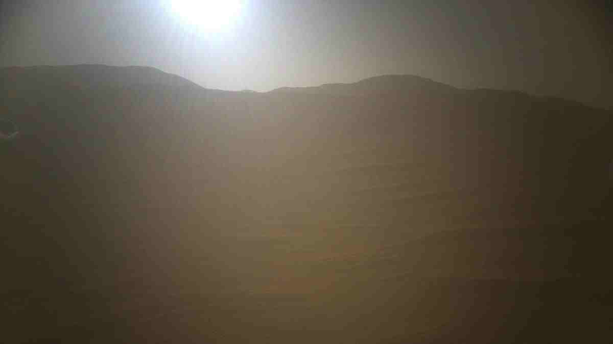 Espectacular imagen: Ingenuity Mars de la NASA capta la puesta de sol en Marte