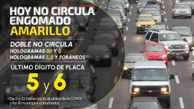 Hoy No Circula CDMX y Edomex; lunes 19 de junio de 2023. Foto: Cuartoscuro