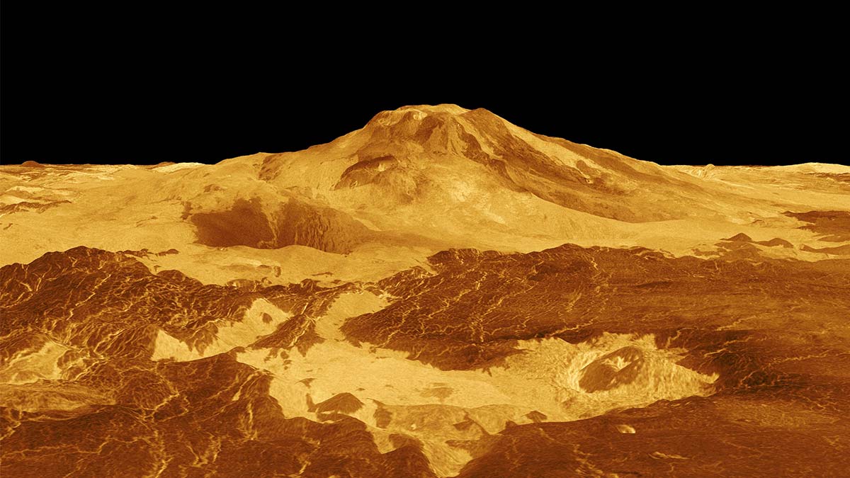 Hallan un volcán activo en Venus y la comparan con la erupción de Kilauea en 2018