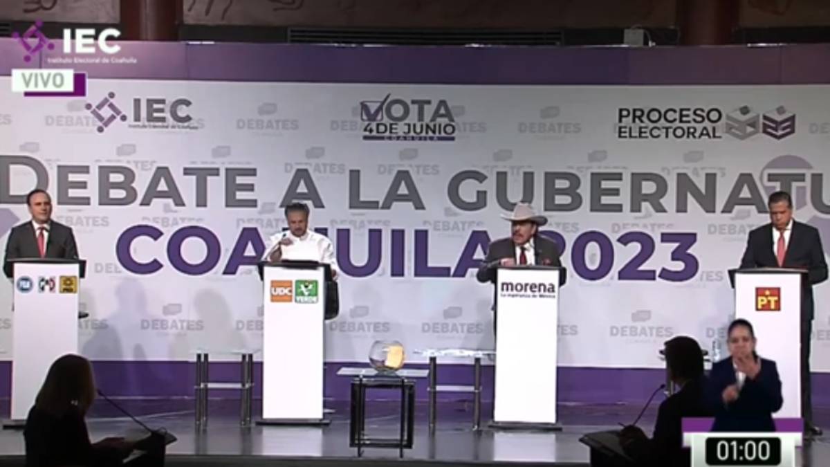 Segundo debate en Coahuila: resumen de propuestas de los 4 candidatos