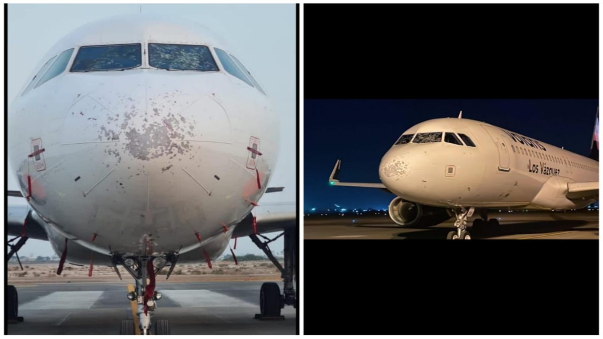 Tormenta rompe parabrisas de avión y lo obliga a aterrizar de emergencia en Coahuila