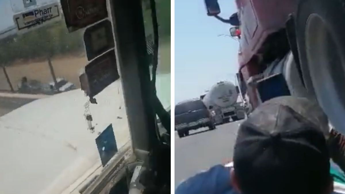 Balacera y persecución en Tamaulipas: traileros quedan atrapados en Puente Internacional Reynosa-Pharr