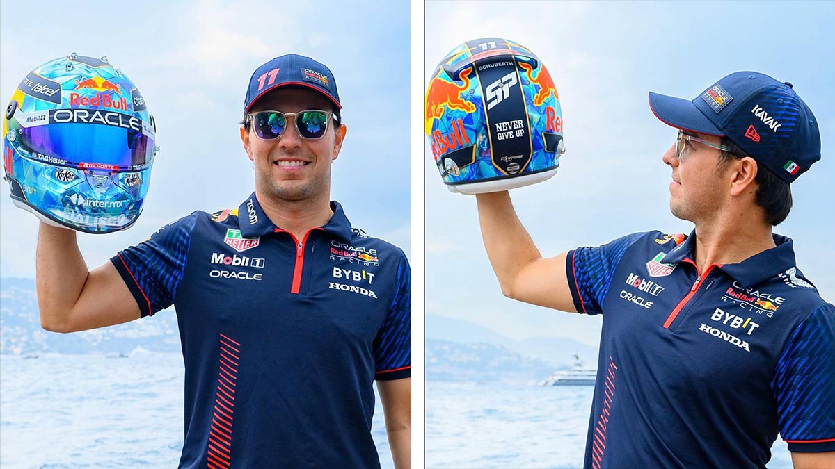 Checo Pérez tendrá un casco edición especial para el GP de Mónaco