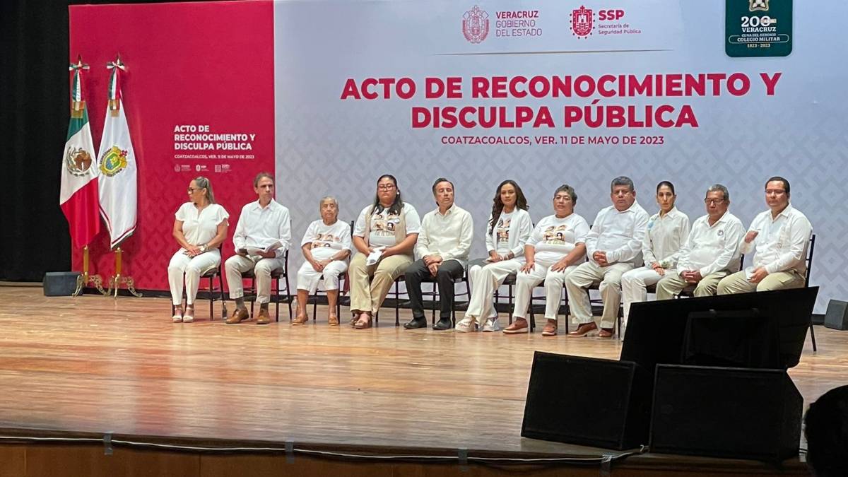 Acto de Reconocimiento y Disculpa Pública por desaparición forzada en Veracruz