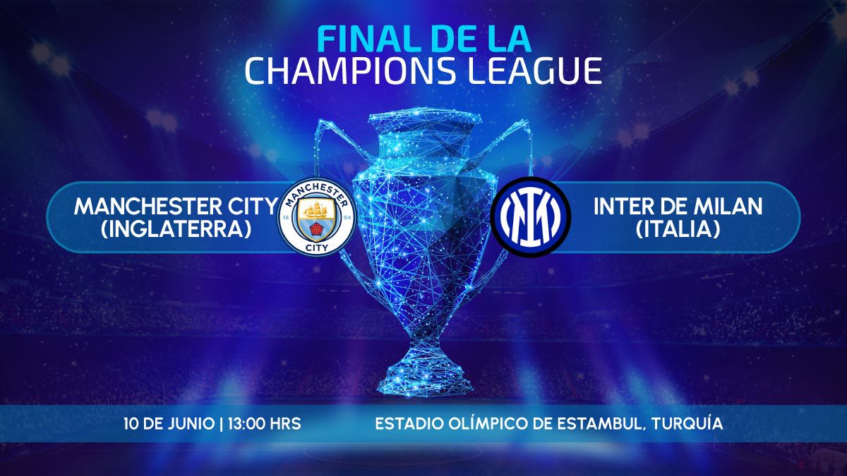 Manchester City vs Inter: fecha, hora y artista invitada la final de la Champions League