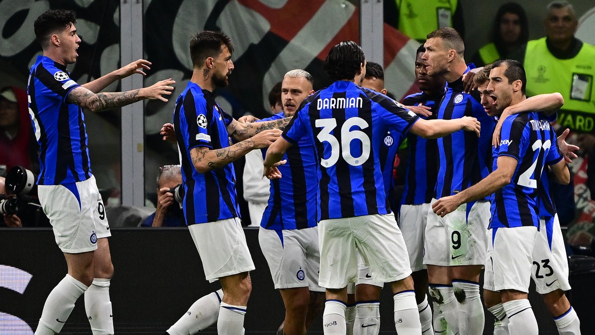 Inter se acerca a la final de Champions, vence al Milan en la ida de la semifinal