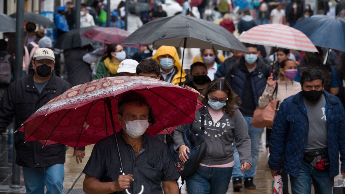 Lluvias puntuales fuertes en la CDMX