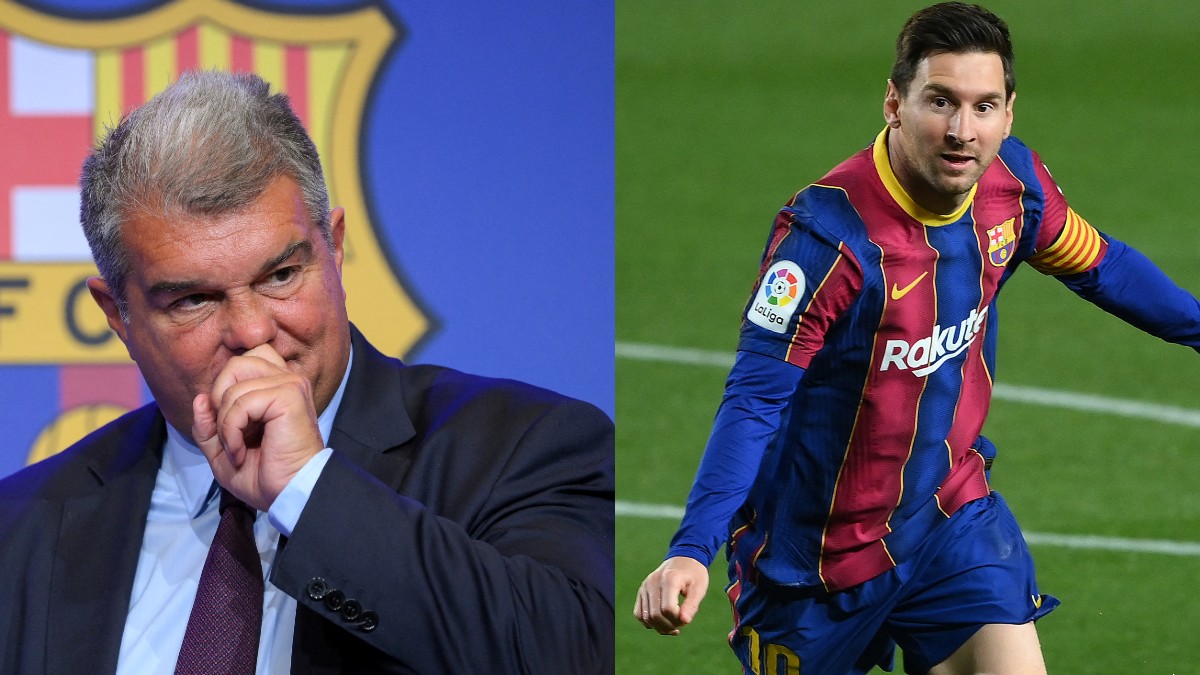 Barcelona va por el regreso de Messi, asegura Laporta