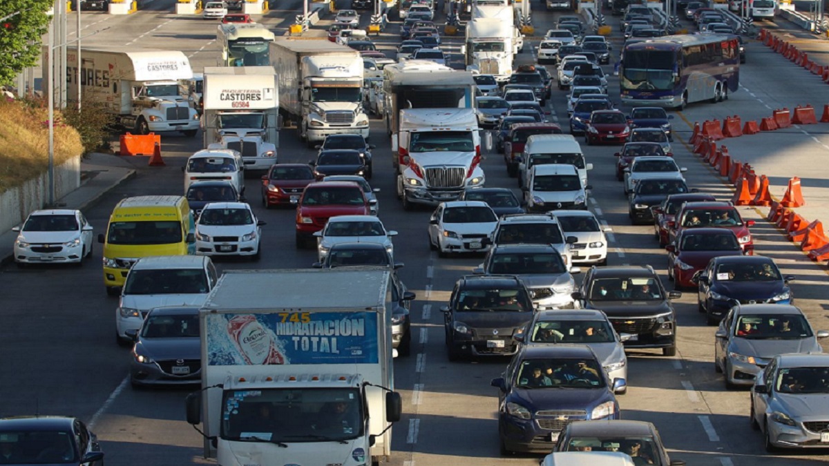 Accidentes en la México-Cuernavaca generan largas filas de tráfico ¡de hasta 11 km!
