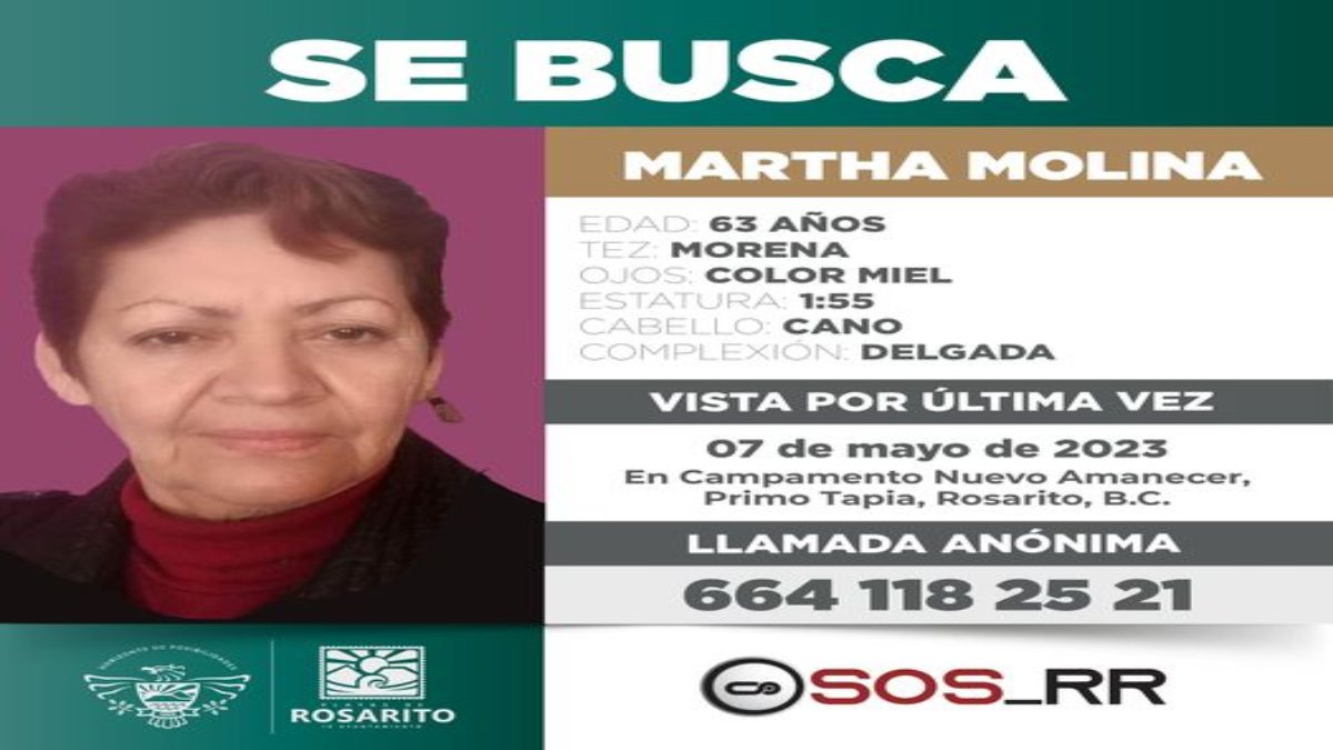 Buscan a Martha Molina, madre que fue a un retiro y desapareció en Rosarito; ¡ayúdala a volver a casa!