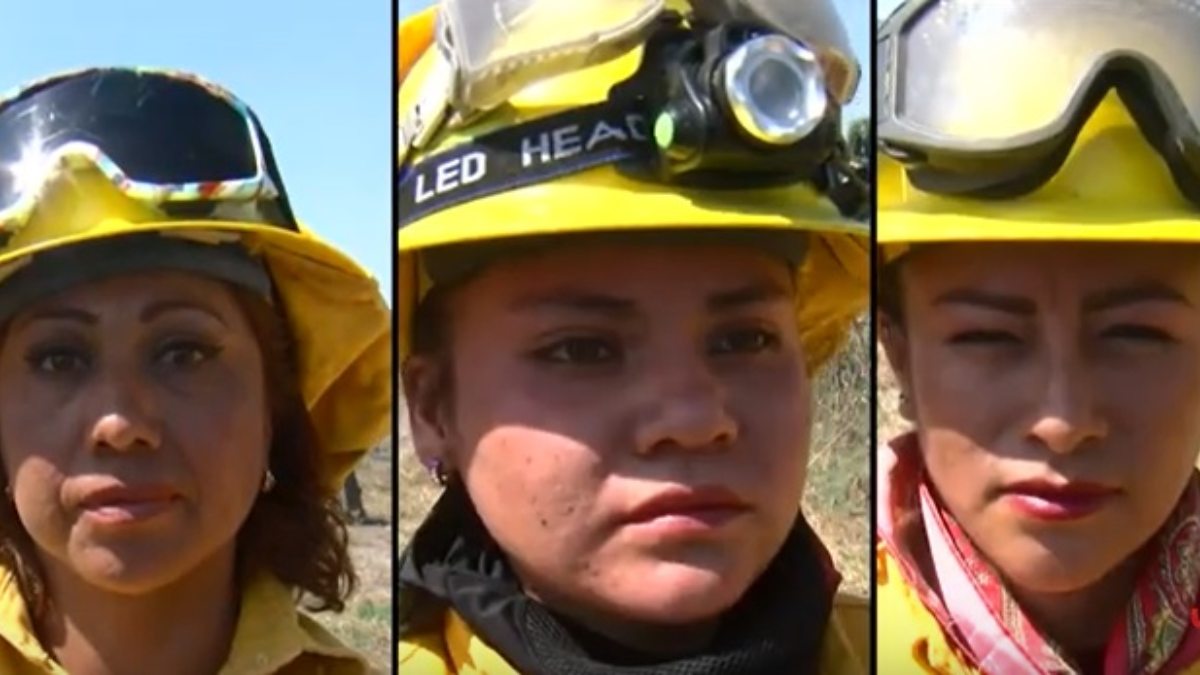 Mamás al fuego: Brigadistas combaten incendios en suelo de conservación de la CDMX