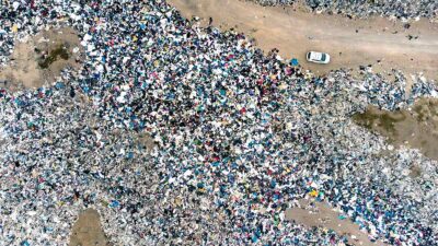 Basurero en Atacama: captan desde el espacio pila de ropa