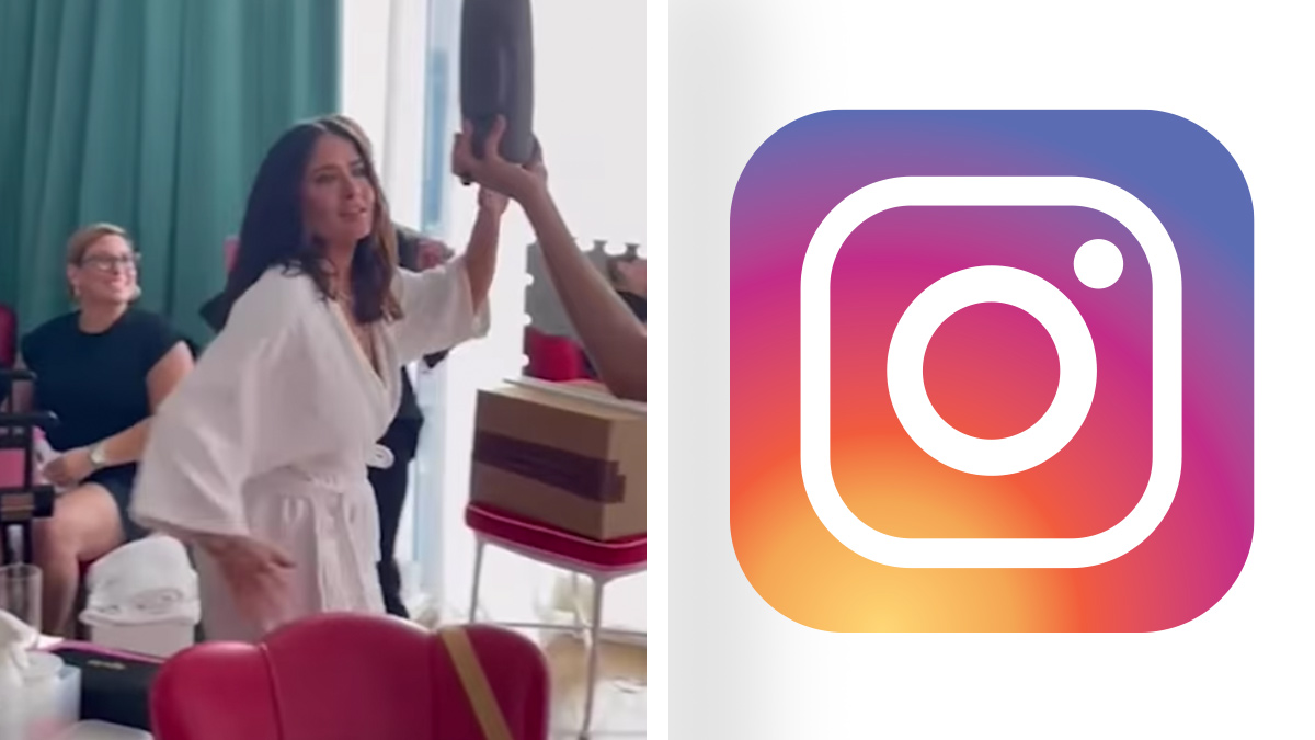 Salma Hayek festeja bailando sus 24 millones de seguidores en Instagram y enseña de más