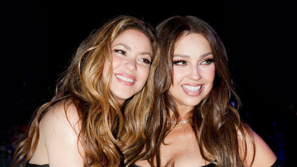 El emotivo encuentro de Shakira y Thalía en Billboard Mujeres Latinas: “Te quiero amiga bella”