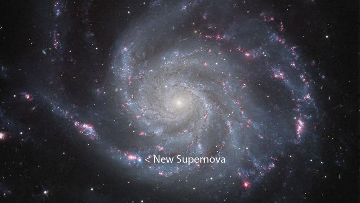 La explosión de la supernova más cercana en 5 años se puede ver este viernes 26 de mayo