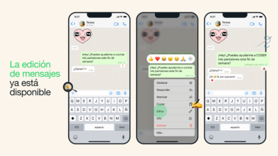 ¿Cómo editar mensajes en WhatsApp?