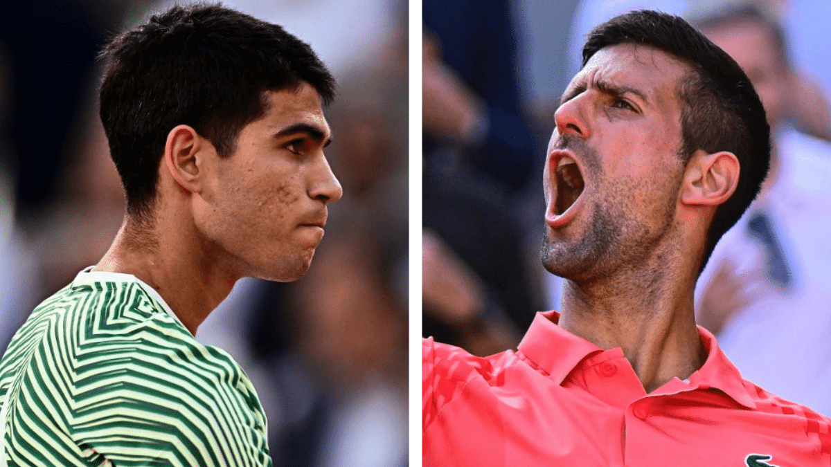 Carlos Alcaraz vs Novak Djokovic: fecha y hora de la gran semifinal de Roland Garros 2023