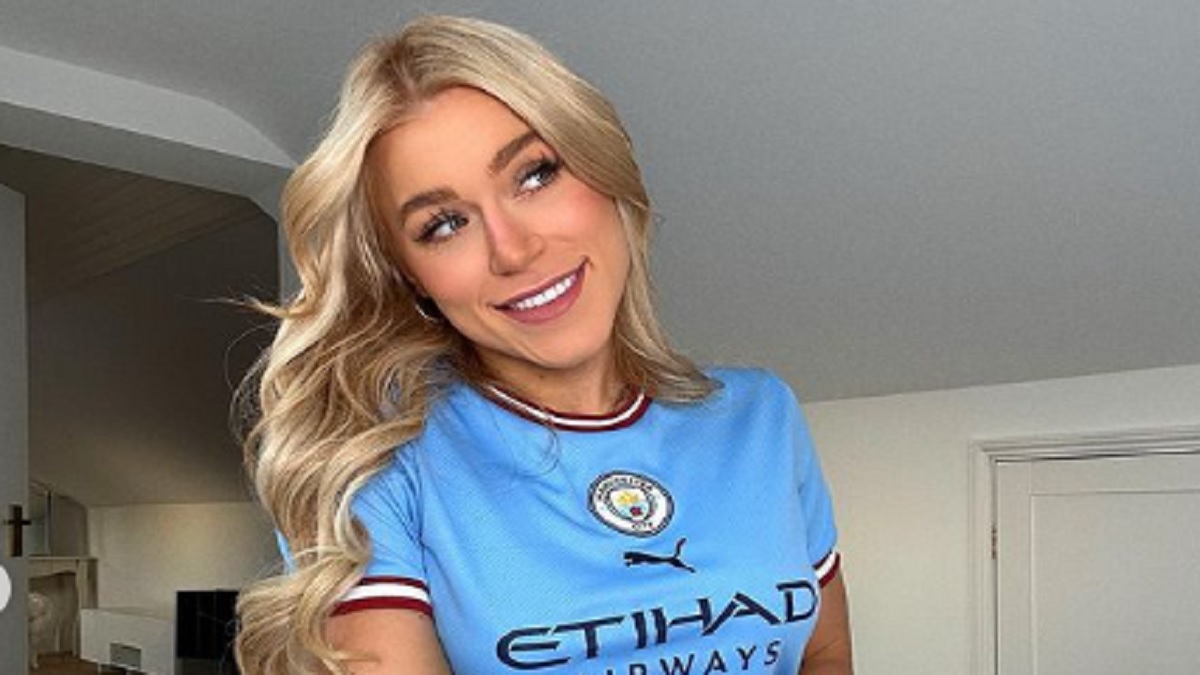 Brooke, la seguidora más sensual del Manchester City; deslumbra con fotos