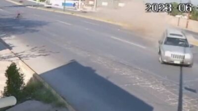 Ciclista Provoca Accidente En Matehuala San Luis Potosi