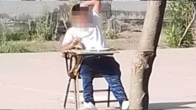 En Durango, retiran de su cargo a maestro por sacar a alumno al sol