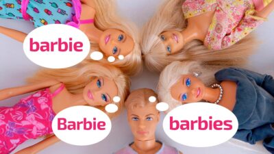 Barbie cómo se escribe