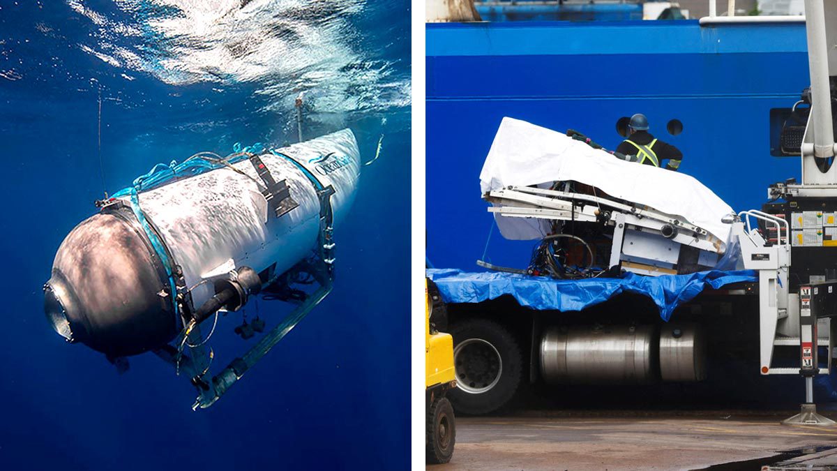 Llegaron desde el fondo del Atlántico: primeras imágenes de los restos del submarino Titán