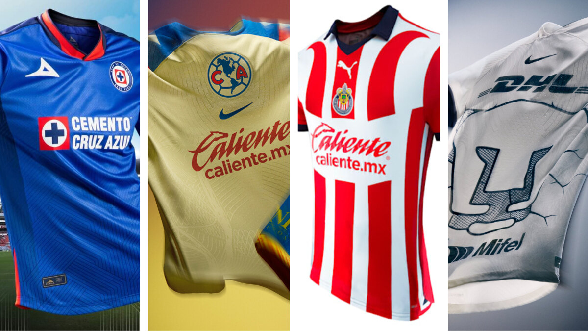 Liga MX 2023 así son los nuevos jerseys de los equipos.