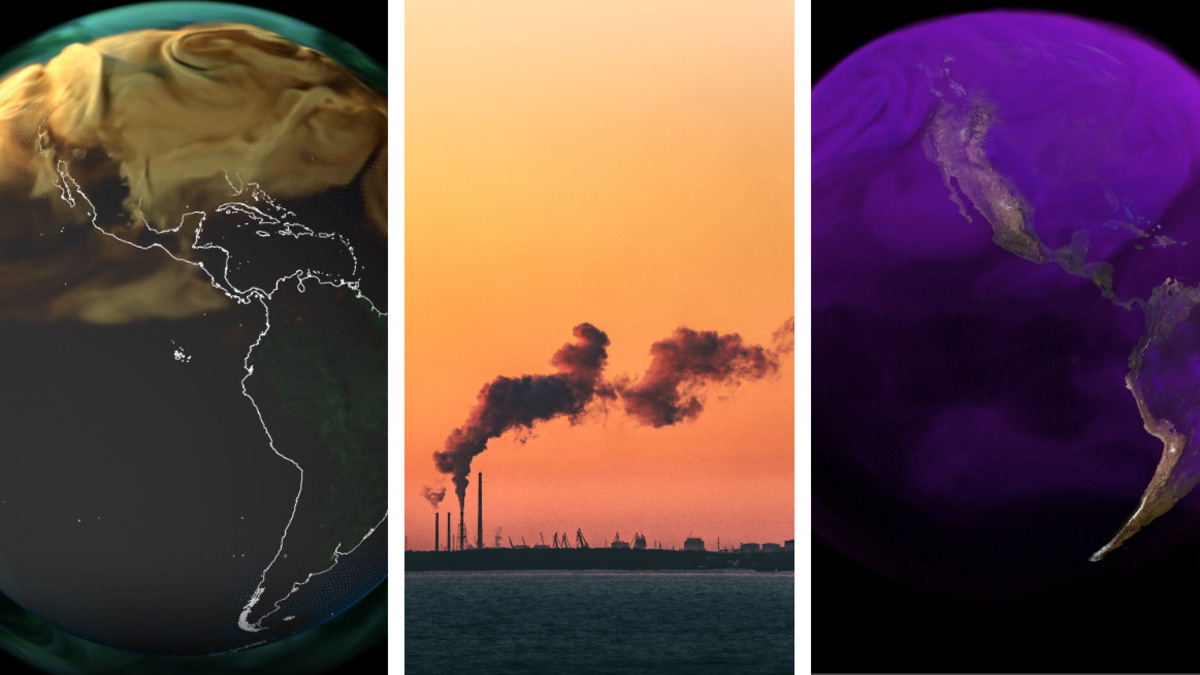 NASA revela alarmantes mapas animados del CO2 y metano que produjo la humanidad en 2021