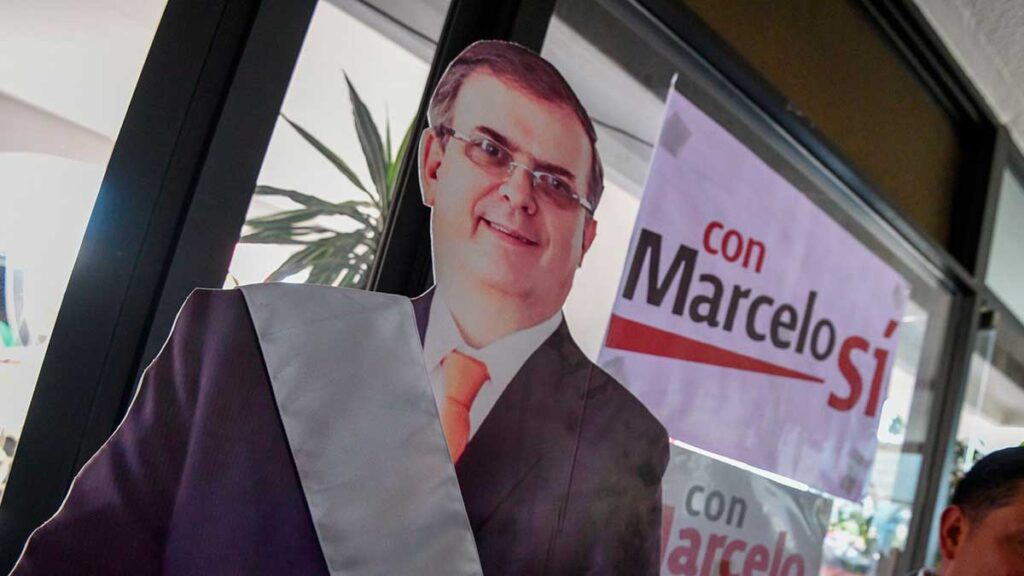 Marcelo Ebrard como aspirante a candidato presidencial de Morena