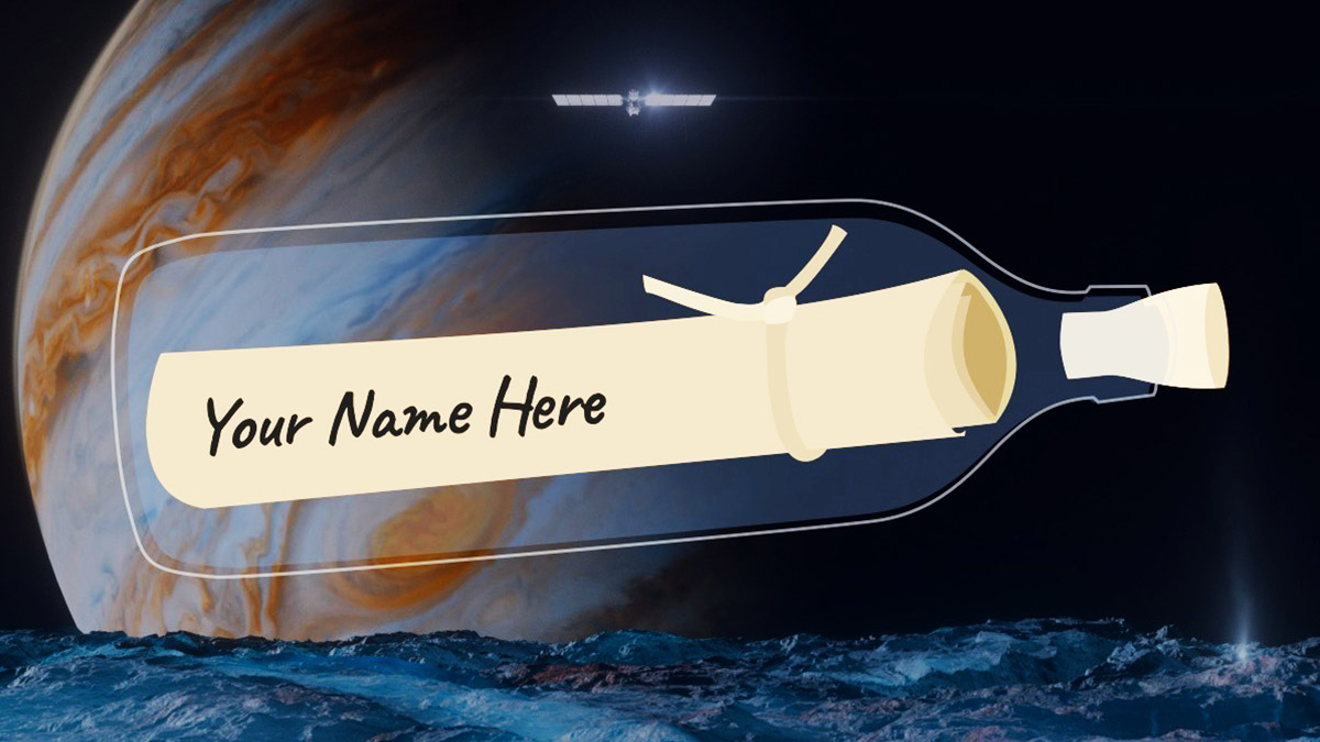 NASA invita al público a firmar un poema que viajará a Júpiter