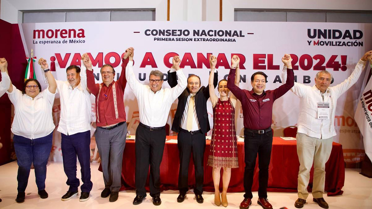 Morena hará 5 encuestas para 2024 y el 6 de septiembre dará a conocer a su candidato