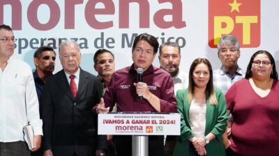 Dirigentes del PT, Partido Verde y Morena refrendan alianza rumbo al 2024