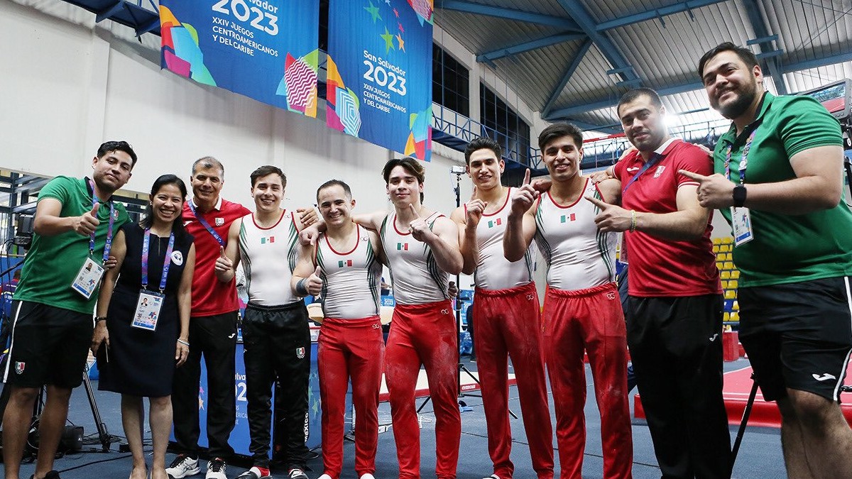 Primer oro para México en los Juegos Centroamericanos 2023: equipo varonil de gimnasia triunfa