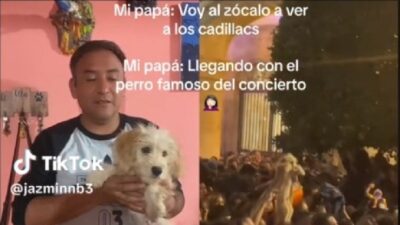 Fabulosos Cadillacs: Historia del perro captado en concierto del Zócalo