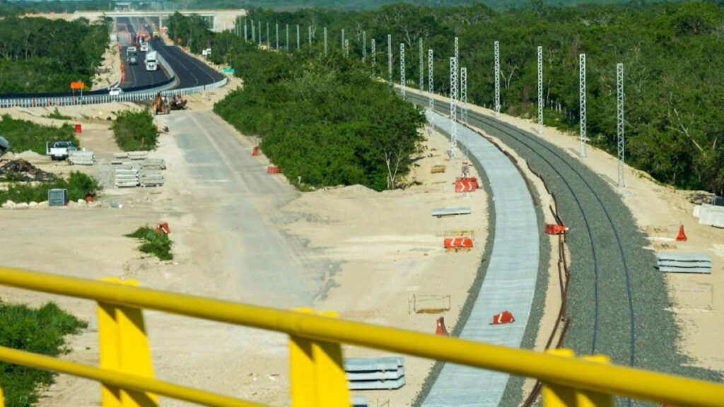 Trabajos del Tren Maya.