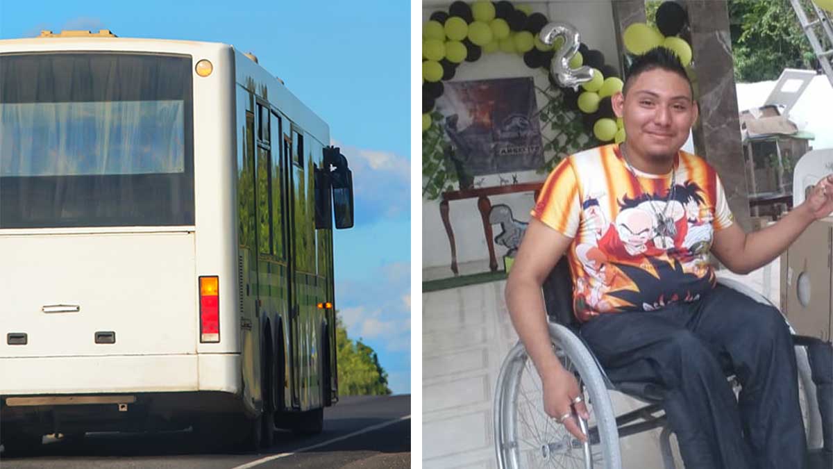 ¡Se pasan! Roban silla de ruedas a joven con discapacidad que viajaba en autobús a Campeche