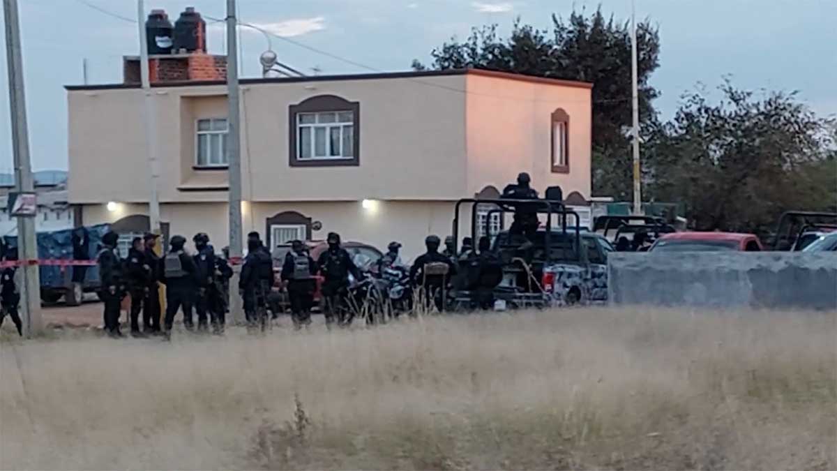 Fuerzas especiales rescatan a siete persona secuestradas en Calera, Zacatecas