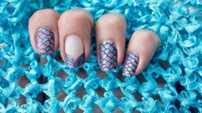 Tendencia Mermaid Nails la Sirenita
