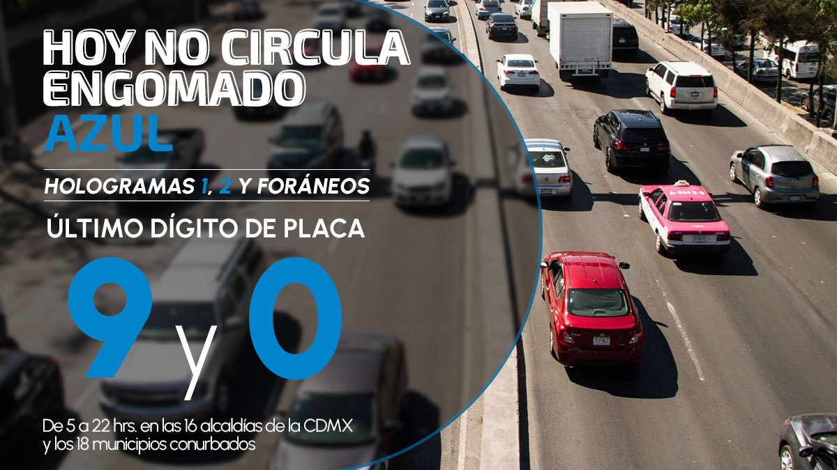 Hoy No Circula, viernes 9 de junio: vehículos y placas prohibidos en CDMX y Edomex