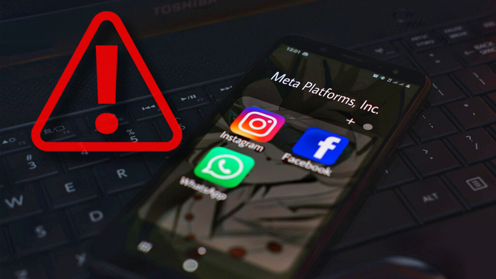 Whatsapp, facebook e instagram se caen