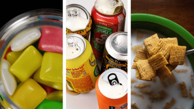 Éstos alimentos y bebidas contienen aspartamo