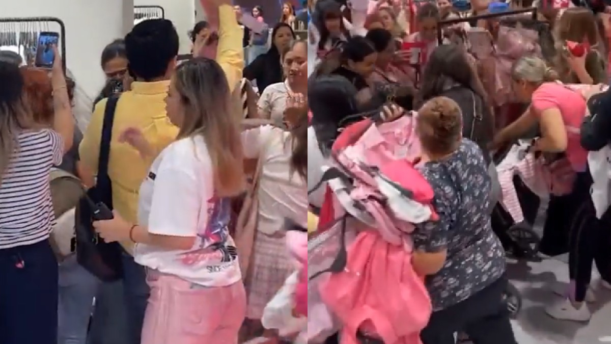 ¡La fiebre rosa! Barbie causa locura en Guadalajara: mujeres se arrebatan prendas de colección de ropa y videos se viralizan