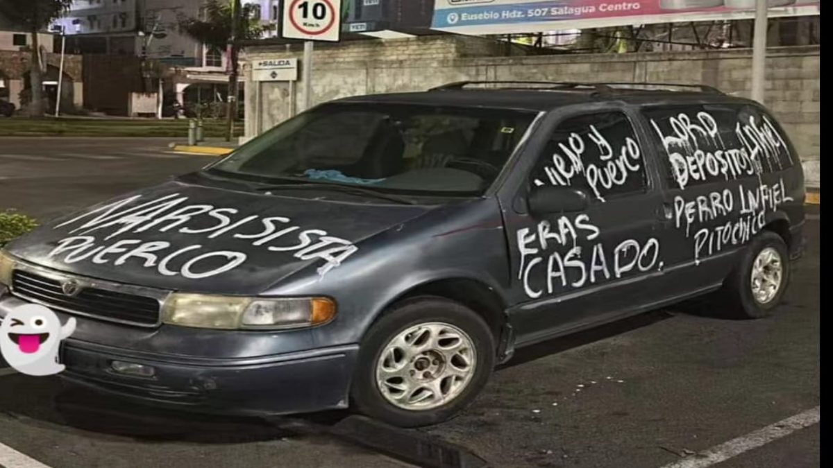 “Eras casado”: mujer raya camioneta de “Lord Depósitos” por infiel en Colima
