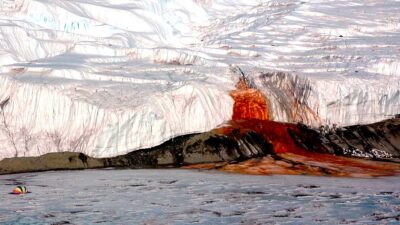 Cataratas de sangre en la Antártida