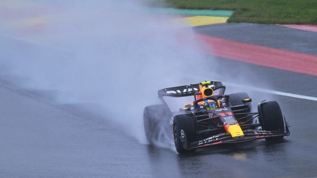 Checo Pérez largará segundo en el GP de Bélgica 2023: Max Verstappen se va al sexto lugar por sanción